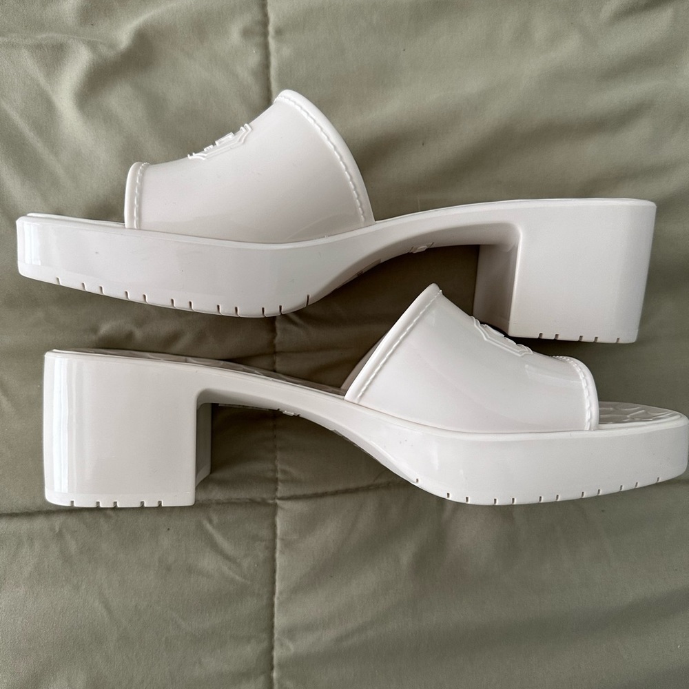 Coach Jelly Heeled Sandals
